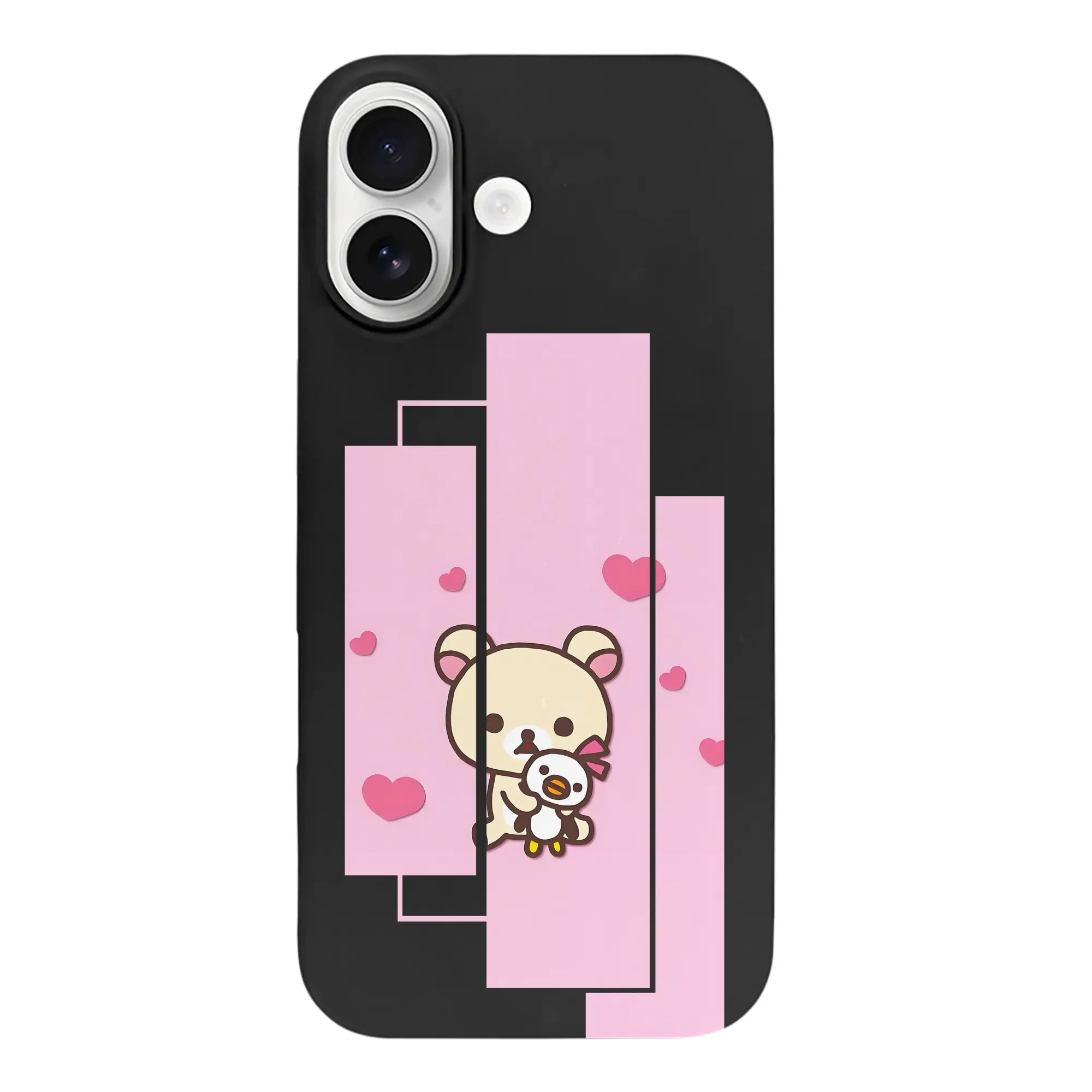 リラックマ (Rilakkuma) グッズ コリラックマ (Korirakkuma) - iPhone 17 シリーズ シリコンケース 薄型 耐衝撃 指紋防止 ソフトタッチカバー 精密フィット 傷防止 保護ケース iPhone 17/17 Air/17 Pro/17 Pro Max 対応